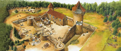 chantier de guedelon